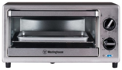 Westinghouse - 4-Slice Toaster Oven - Stainless-Steel