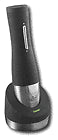The Sharper Image - Rechargeable Wine Opener - Black